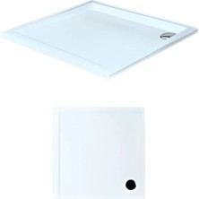 95 x 95 Kare Flat Duş Teknesi H:5 cm
