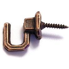 Hobilinka Vidalı Kanca, Askı Küçük - 15X23MM, Eskitme - 100 Adet