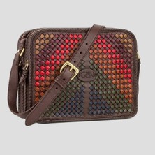 Gön Handmade 20042R Peke Renkli Deri Çanta