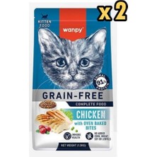 Wanpy Tahılsız Tavuklu Yavru Kedi Maması 1,5 kg x 2 Adet