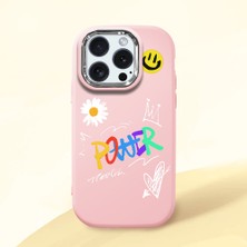 Ucuc iPhone 15 Pro Uyumlu Darbe Emici Kamera Korumalı Pembe Silikon Kılıf