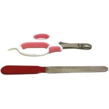 Feyza Design Evcil Hayvan Tırnak Makası ve Törpü Seti Beyaz