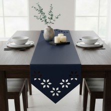 Grand Fine Art 1 Adet Deri RUNNER-40X140 Cm-Çiçek Desenli Runner