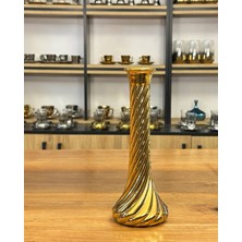 Rova Tr Berrak Serisi Lüks Cam Titanyum Kaplama Vazo– Dekoratif Vazo _çeyizlik