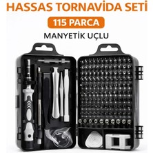 Alvo Store Buğz 115 Parça Manyetik Uçlu Hassas Tornavida Seti
