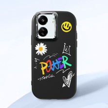 Ucuc Poco C65 Uyumlu Darbe Emici Kamera Korumalı Siyah Silikon Kılıf