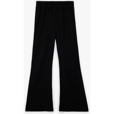 Koton Bürümcük Kumaş Beli Lastikli Ispanyol Paça Pantolon
