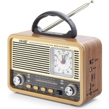 Hobilinka Bluetooth Nostaljik Hoparlör Fm Retro Saatli 20 x 10.2 x 14.5 cm NS8898BT