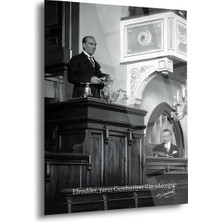 Shiny Art Efendiler, Yarın Cumhuriyet Ilan Edeceğiz – Atatürk Cam Tablo - ATA242