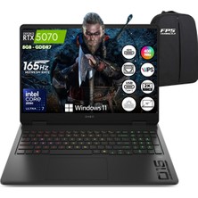 Hp Omen 16-AM0044NT Ultra 7 255H RTX5070 64GB Ram 4tb SSD 16" IPS 2k 165Hz W11 Taşınabilir Bilgisayar