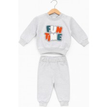 For My Baby Nakış Detaylı Erkek Bebek 2'li Takım