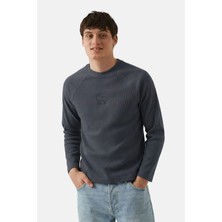 Reflect Studio Kızıl Tilki Fitilli Sweatshirt - Antrasit