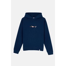 Socrates Dergi Menace Supersoft Cepli Hoodie - Lacivert