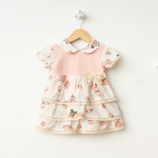 Baby Fou Iki Ip Kız Elbise Pembe