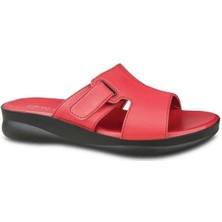 Ceyo 9975-2 Kırmızı Anatomik Kadın Terlik
