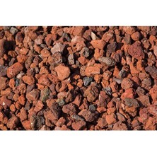 Kırmızı Pomza Taşı Lav Taşı 5 Litre 10-15 mm