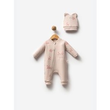 By Bubbles Birth Party Kız Bebek Fermuarlı Tulum