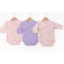 Kardeşler Baby 3'lü Kendinden Eldivenli Çıtçıtlı Body