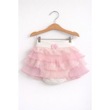 Kardeşler Bebe Kız Bebek Tüllü Fırfırlı Külotlu Etek