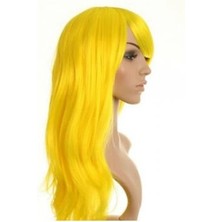 Balkan Grup Uzun Peruk Saç - Açık Sarı
