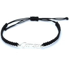 Canka Isimli Makrome Gümüş Dizayn Bileklik