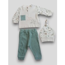 By Bubbles Dinazor Desenli Bebek Ikili Takım