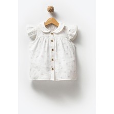 By Bubbles Müslin Çiçek Desen Kız Bebek Elbise