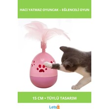 Feyza Design Tüylü Pati Desenli Eğlenceli Kedi Oyuncağı 15 cm