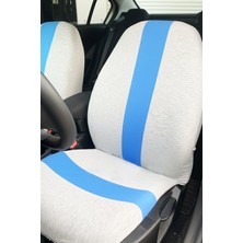 Antwax Gri Mavi Penye Oto Koltuk Kılıfı