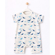 For My Baby Yazlık Desenli Erkek Bebek Tulum