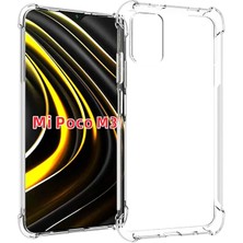 Hobilinka Xiaomi Poco M3 Kamera Korumalı Shockproof Darbe Emici Silikon KILIF-(5775)