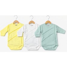 Kardeşler Baby 3'lü Kendinden Eldivenli Çıtçıtlı Body