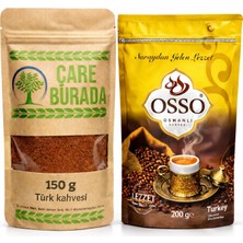 Çare Burada Çareburada 150 G Türk Kahvesi + Osso Osmanlı Kahvesi 150 G