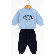 For My Baby Nakış Detaylı Erkek Bebek 2'li Takım