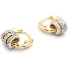 Halkalı Küpe - Küçük - Altın