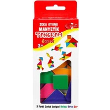 Feyza Design Manyetik Tangram Zeka Oyunu 3+ Yaş Çocuklar Için Eğitici Oyuncak