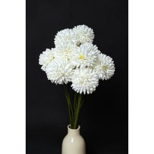 Luxe Floral 10 Adet Yapay Krizantem Kartopu Çiçeği