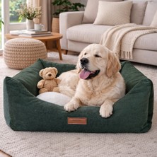 Jungolica Pet Products Metro Nest Çift Taraflı Minderli, Çıkarılabilir Kılıflı, Kaydırmaz Tabanlı, Kedi Köpek Yatağı