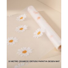 Hobilinka 10 Metre Papatya Desenli Kolay Temizlenebilir Çekmece Matı