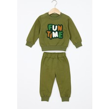 For My Baby Nakış Detaylı Erkek Bebek 2'li Takım
