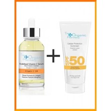 The Organic Pharmacy SPF50+ Güneş Kremi + Vit. C Serum Kofre