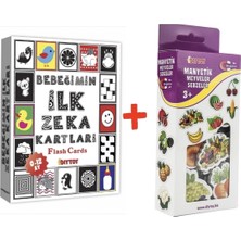 Feyza Design Bebeğimin Ilk Zeka Kartları ve Manyetik Meyveler Seti