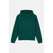 Reflect Studio Basic Supersoft Cepli Hoodie - Nefti Yeşili