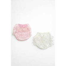 Kardeşler Bebe Kız Bebek 2'li Tütü Detaylı Külot