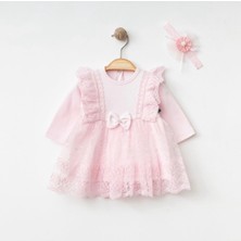 Işıl Baby Kız Bebek Dantel Detaylı Tül Elbise
