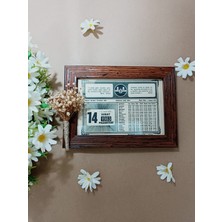 Takvimistan Orjinal Takvim Yaprağı Çerçeveli Hediye Paketli