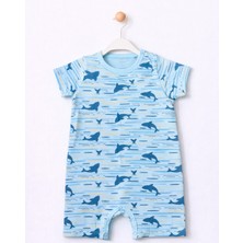 For My Baby Yazlık Desenli Erkek Bebek Tulum