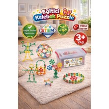 Feyza Design Kelebek Puzzle Box 240 Parça - Eğitici Zeka ve Dikkat Geliştirici