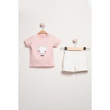 Baby Fou Kız Bebek Şortlu 2'li Takım