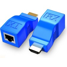 Hobilinka Ally HDMI Extender 4K 3D RJ45 Cat6 ile 30M HDMI UZATICI-(5775)